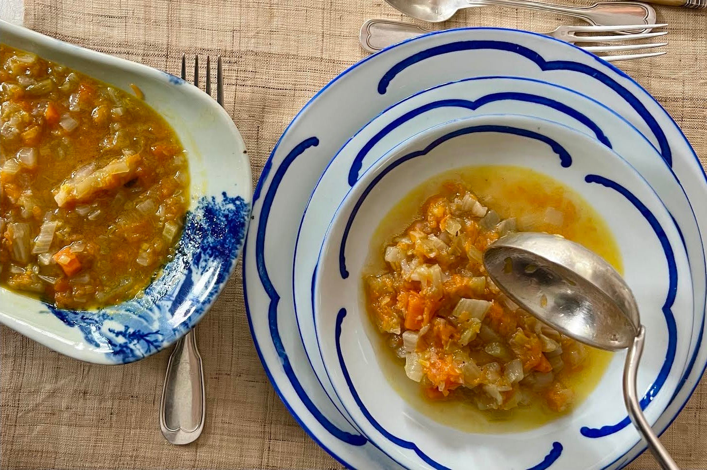 Sopa de Pencas y Calabaza
